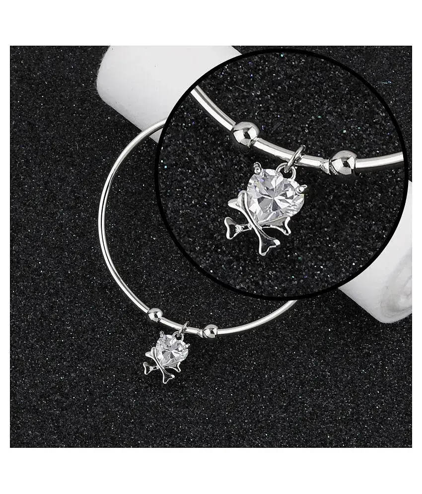 SILVER SHINE Antique Designer Adjustable Bracelet With Diamond For Women Girls Buy SILVER SHINE Antique Designer Adjustable Bracelet With Diamond For Women Girls Online in India on Snapdeal