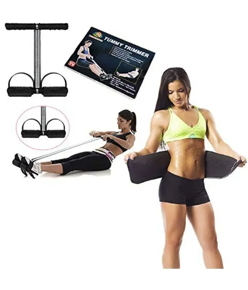 HORSE FIT Tummy Trimmer Pump Sweat Slim Belt A Complete Slimming Exercise Kit. Buy Online at Best Price on Snapdeal