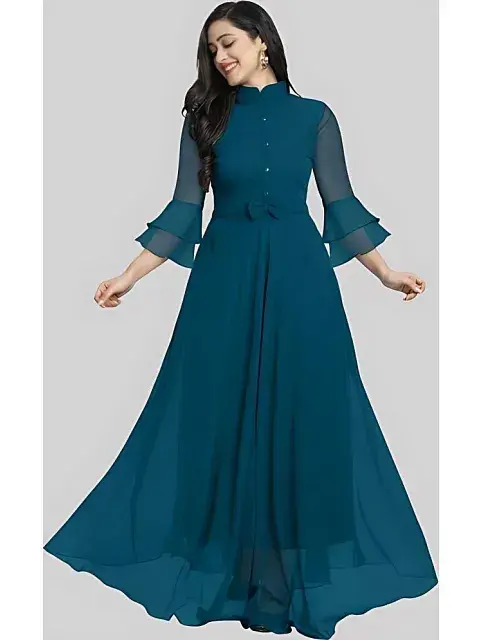 Snapdeal long frocks for womens on sale