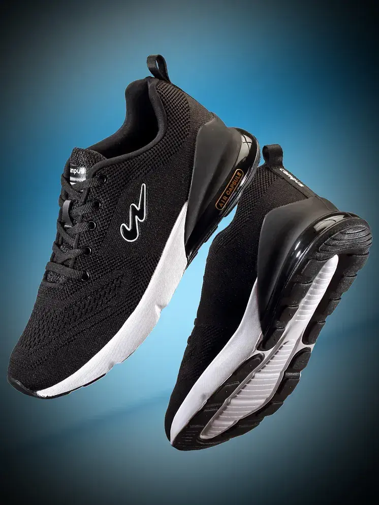 Campus NORTH PLUS Black Men s Sports Running Shoes