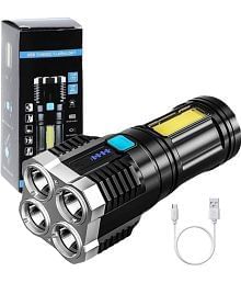 let Light Powerful Multipurpose Rechargeable Flashlight Torch