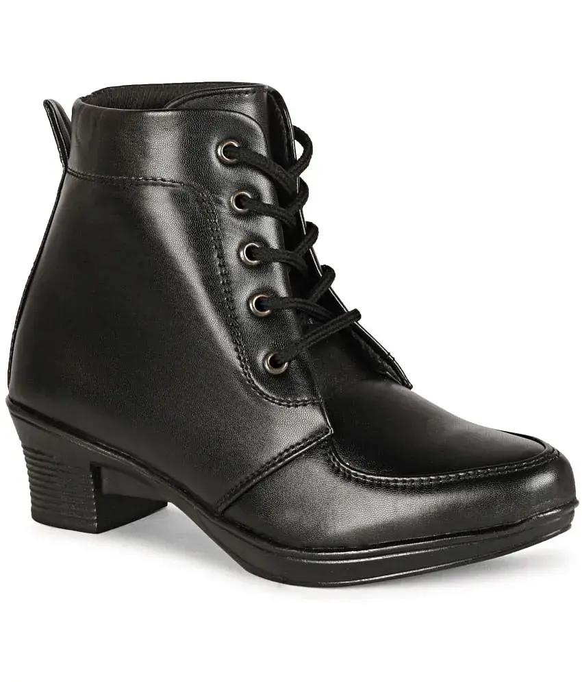 Commander Shoes Black Women s Ankle Length Boots