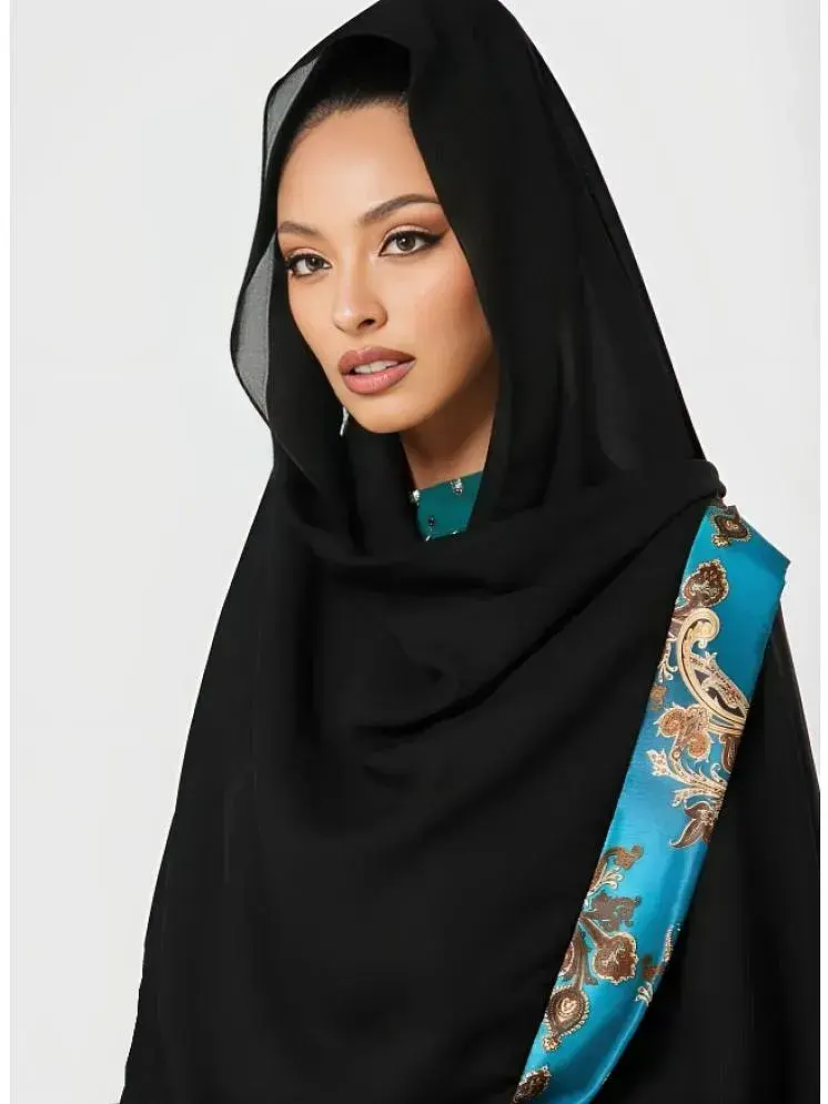 Dua Abaya Blue Polyester Stitched Burqas with Hijab Single Price in India Buy Dua Abaya Blue Polyester Stitched Burqas with Hijab Single Online at Snapdeal