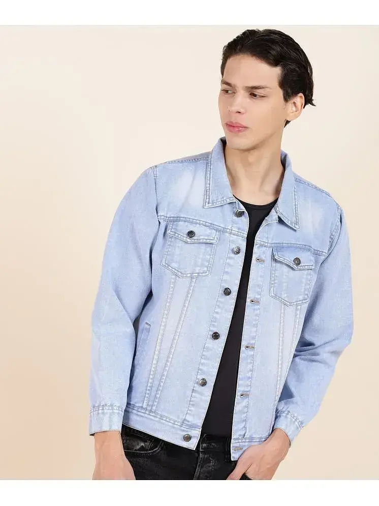 Mens jeans jacket snapdeal best sale